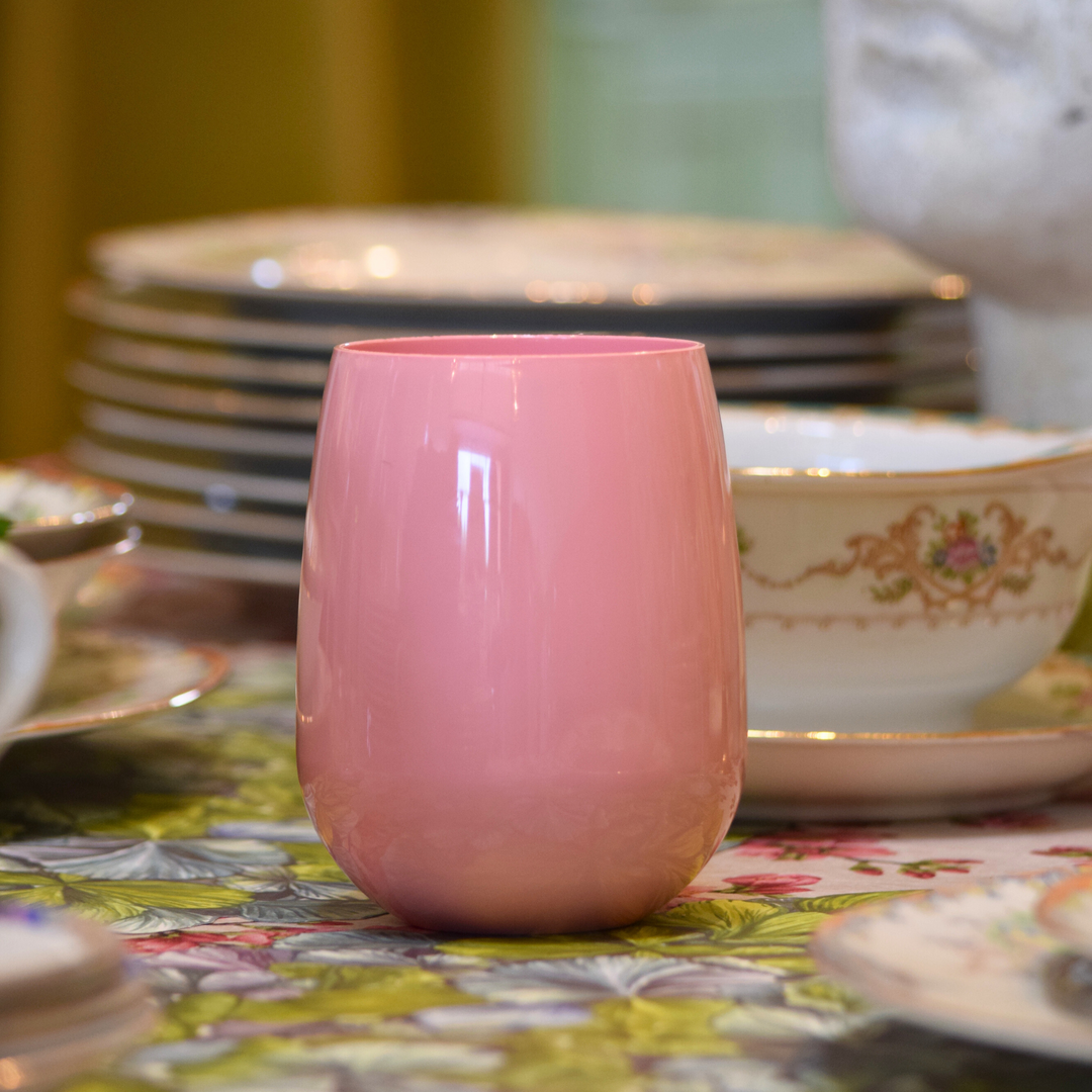 Symglass Unbreakable Stemless Wine - Set of 4 {Pink}