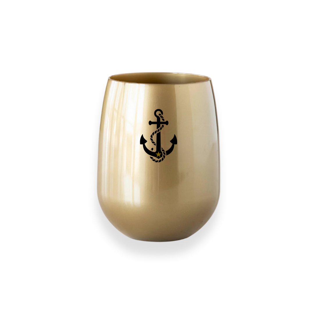 Vanderbilt University "Anchor" Stemless Wine
