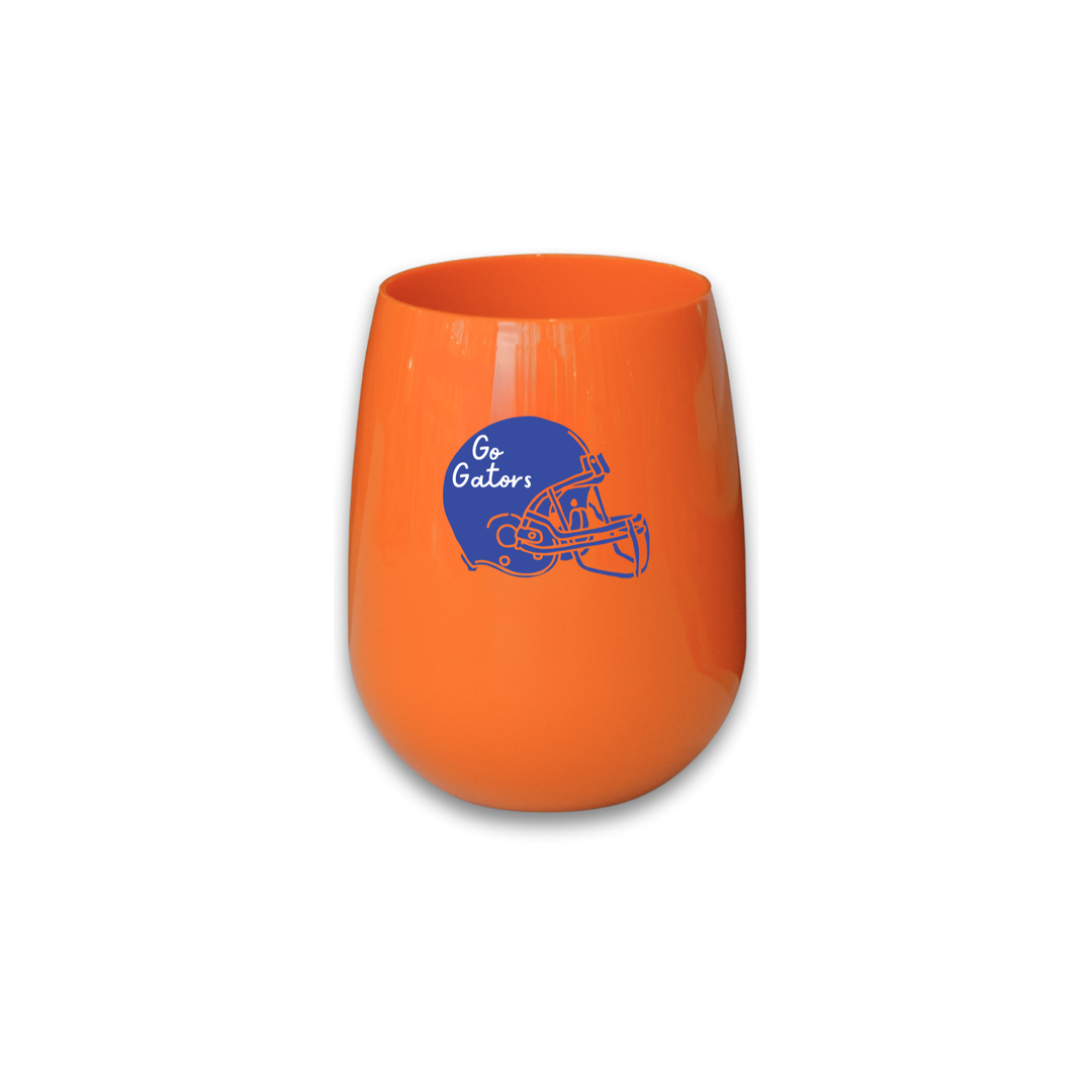 University of Florida "Go Gators" Stemless Wine