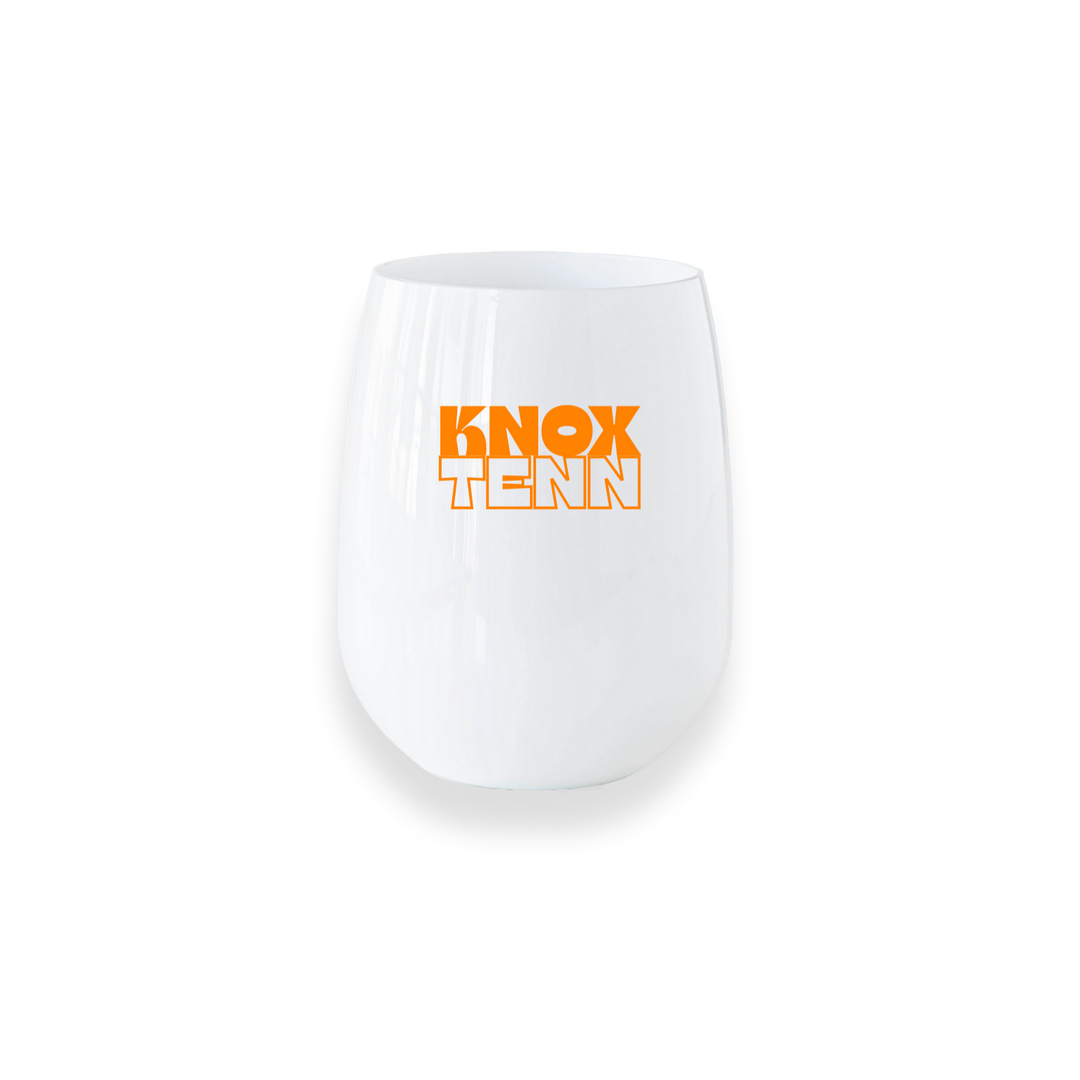 Tennnessee "Knox Tenn" Stemless Wine
