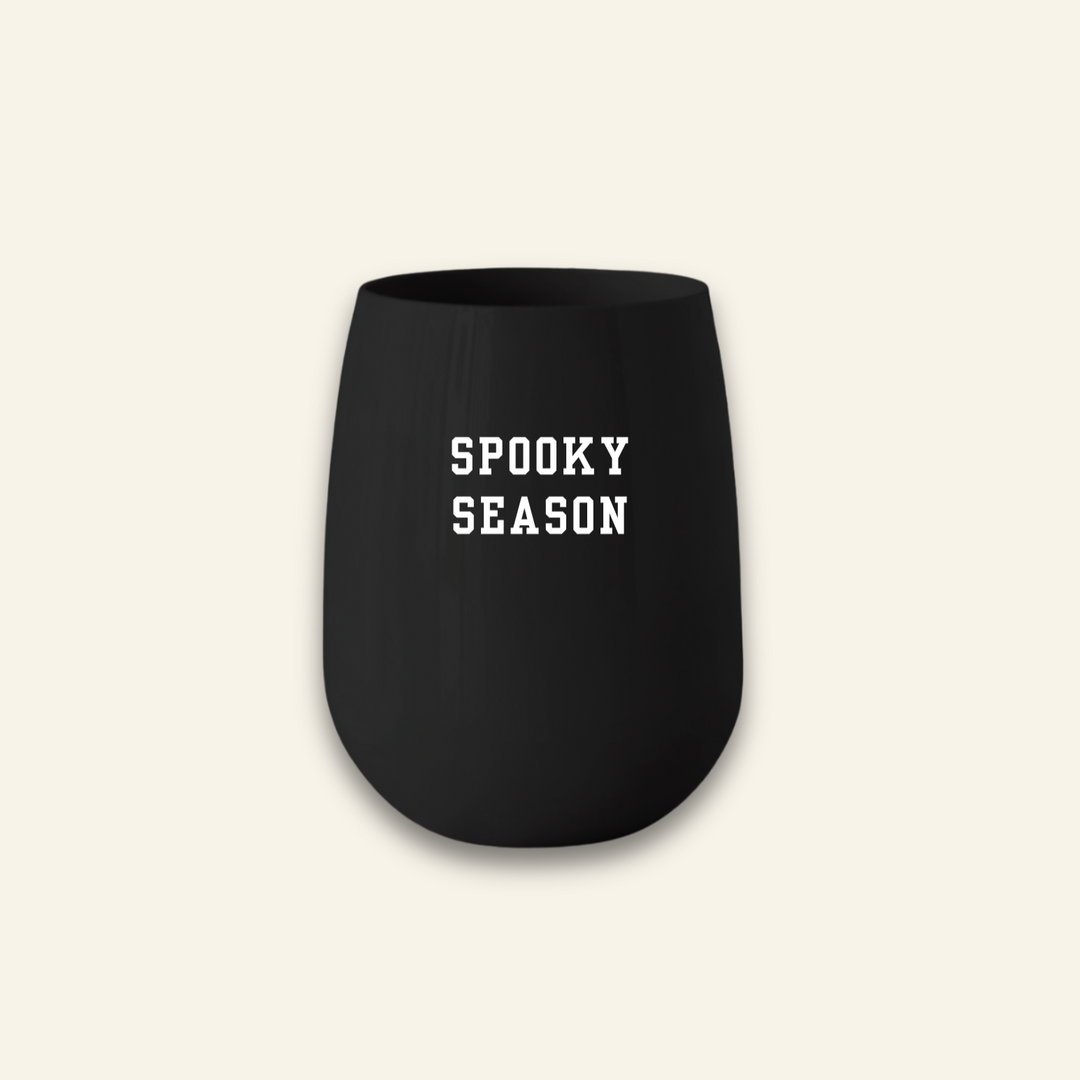 "Spooky Season" Stemless Wine - {Noir}
