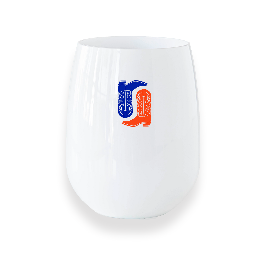 University of Florida Boots Stemless Wine