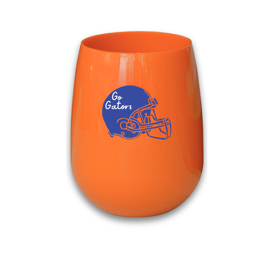 University of Florida "Go Gators" Stemless Wine
