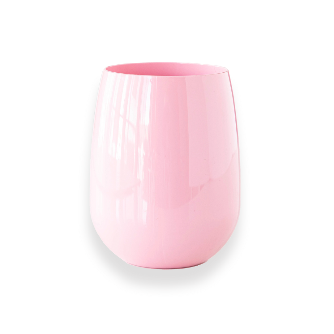 Symglass Unbreakable Stemless Wine - Set of 4 {Pink}