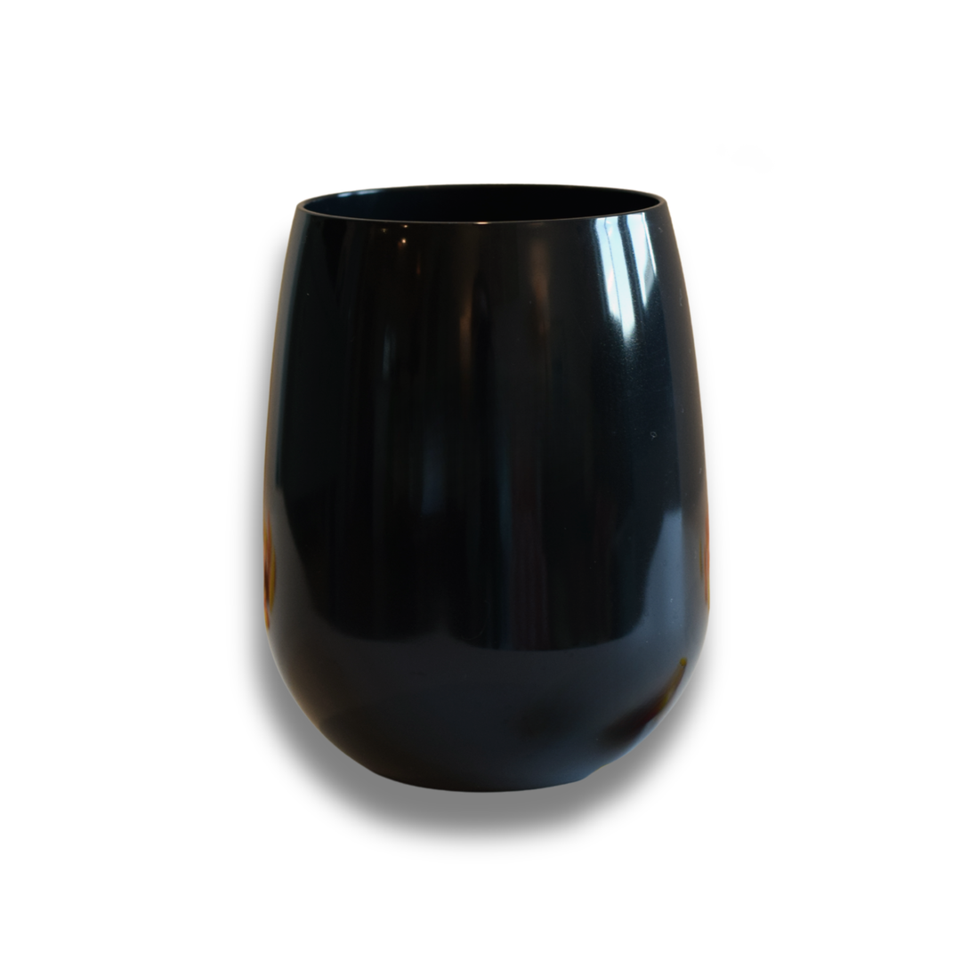 Symglass Unbreakable Stemless Wine - Set of 4 {Black}