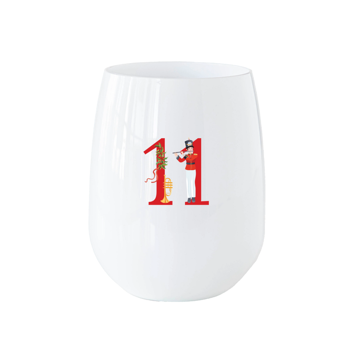 12 Days of Christmas Stemless Wine - Set of 12