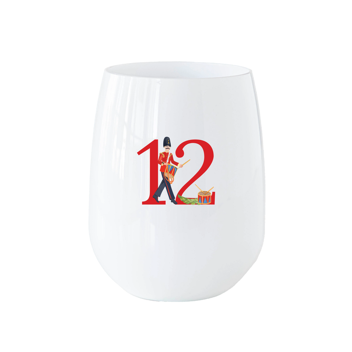 12 Days of Christmas Stemless Wine - Set of 12