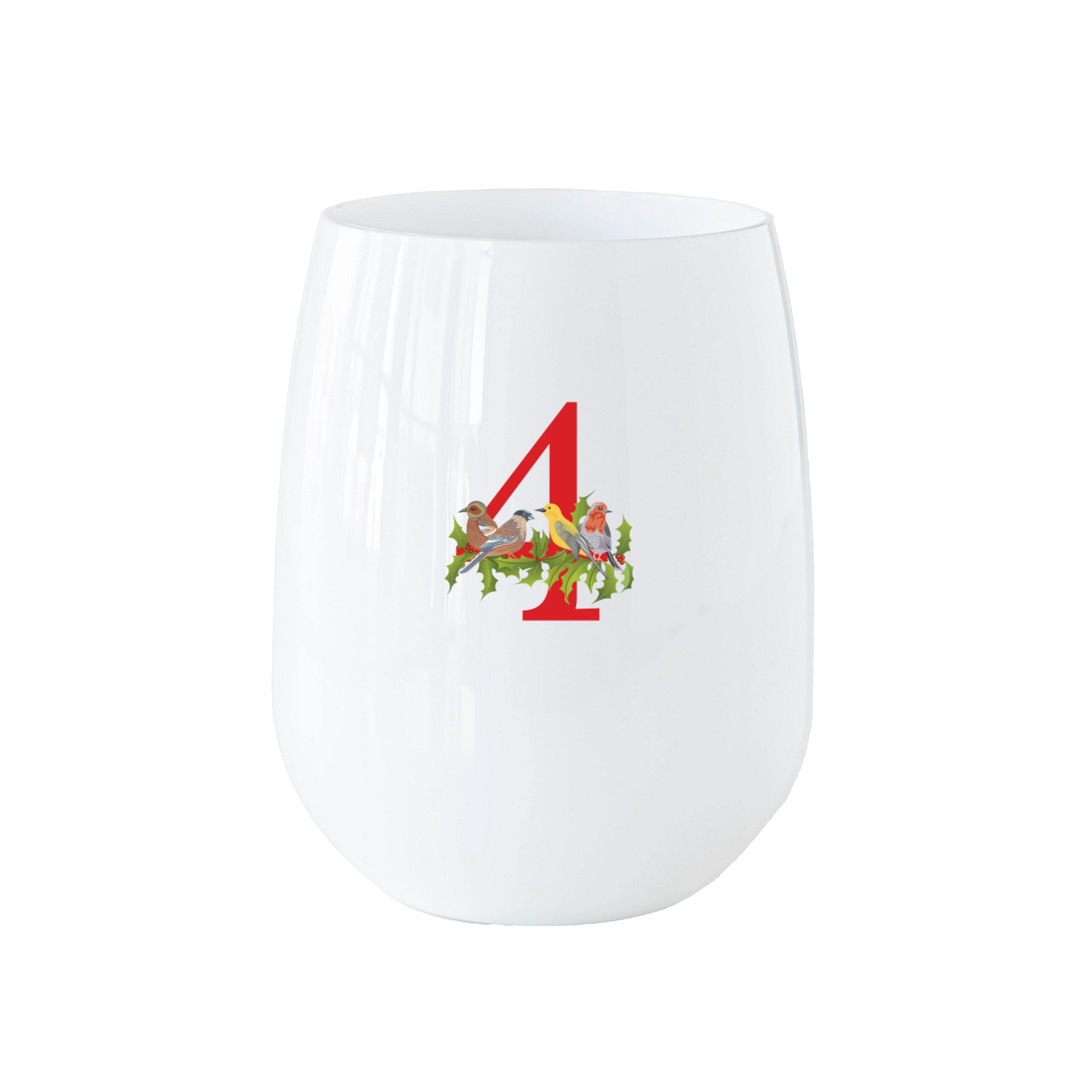 12 Days of Christmas Stemless Wine - Set of 12