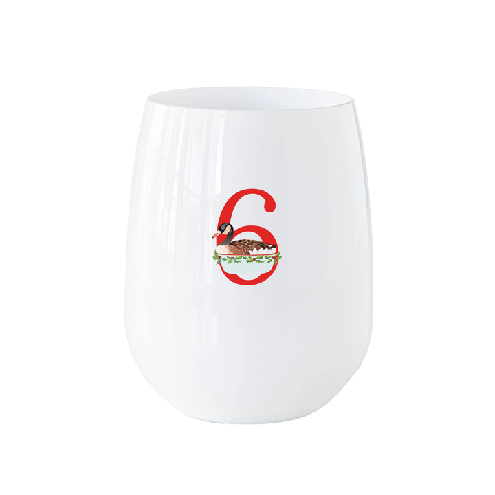 12 Days of Christmas Stemless Wine - Set of 12