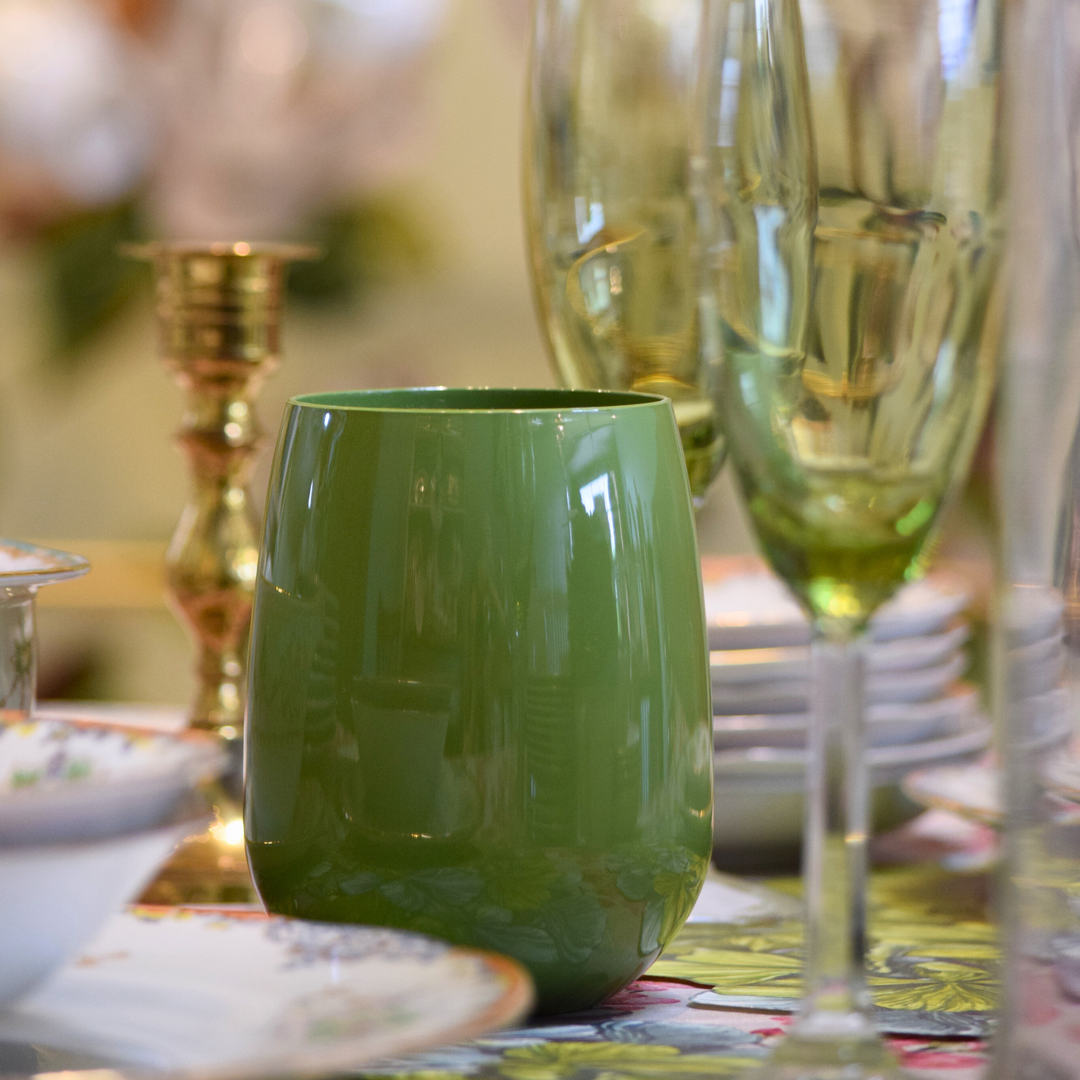 Symglass Unbreakable Stemless Wine - {Sage}