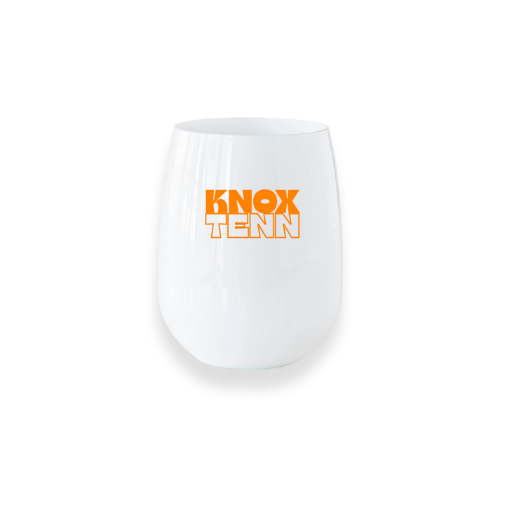 Tennnessee "Knox Tenn" Stemless Wine