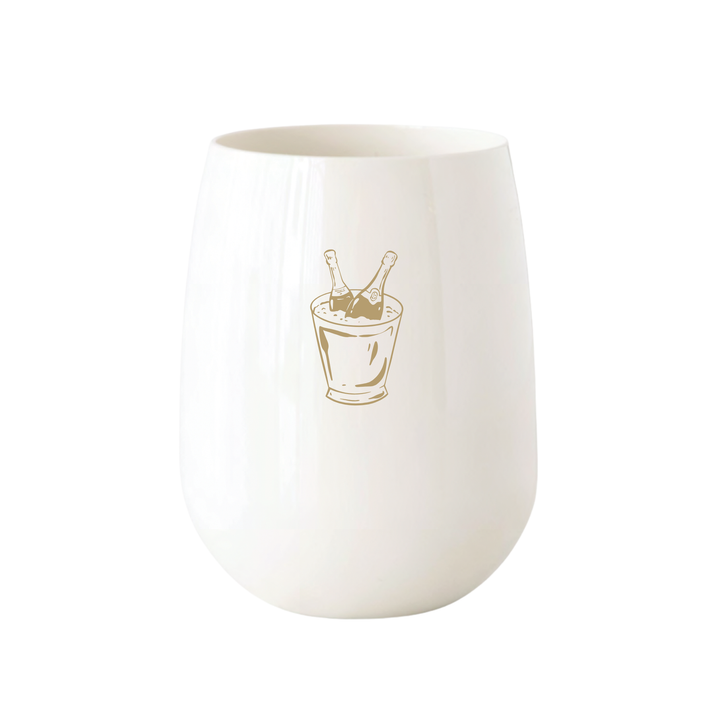 Champagne Bucket Stemless Wine – Choose Icon Color
