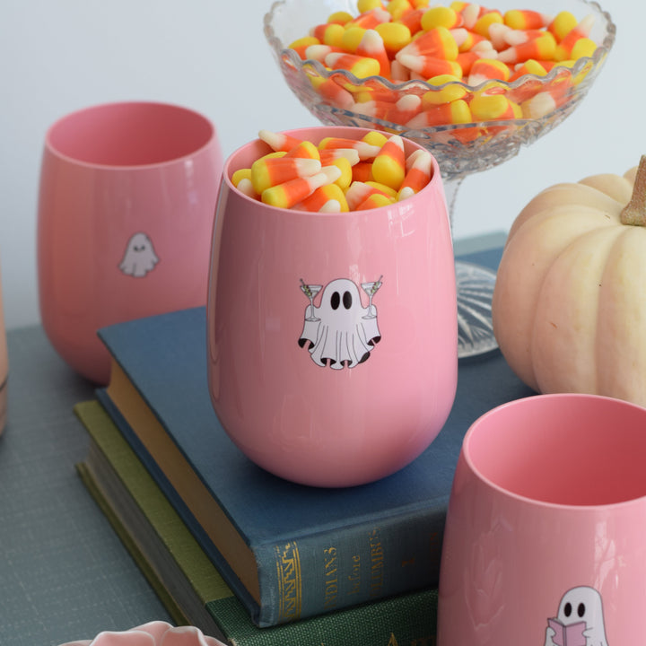 Two-tini Ghost Stemless Wine - {Pink}