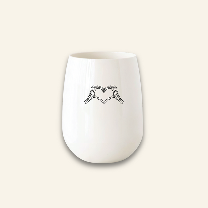 Skeleton Stemless Wine - {Sand}