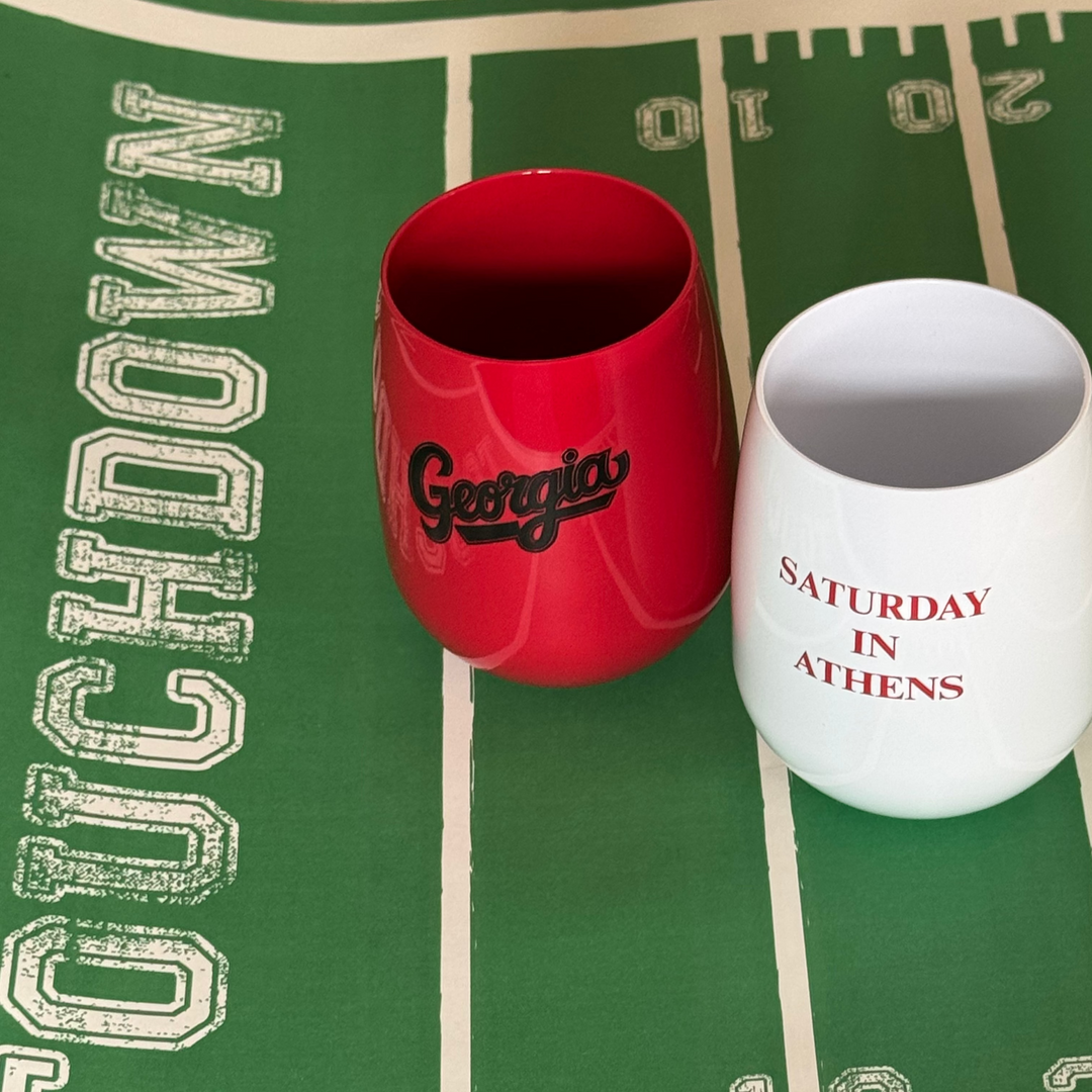 Georgia Script Stemless Wine