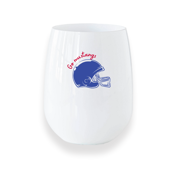 SMU Helmet Stemless Wine