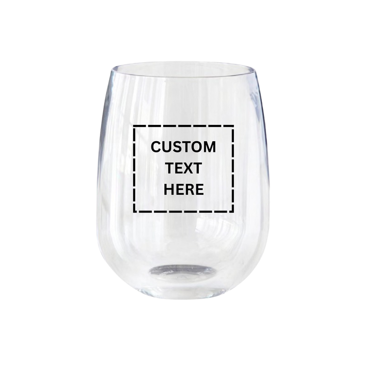 Custom Stemless Wine | Personalized Unbreakable Drinkware