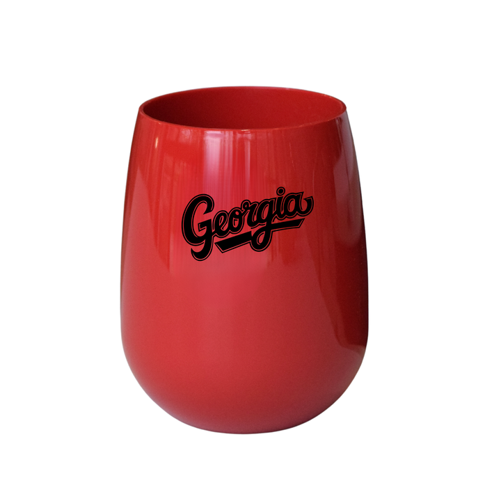Georgia Script Stemless Wine