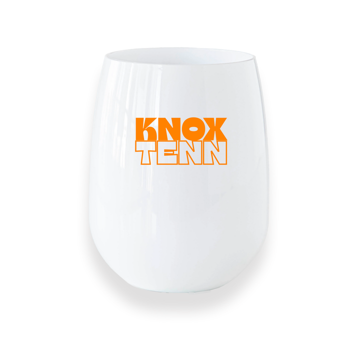 Tennnessee "Knox Tenn" Stemless Wine