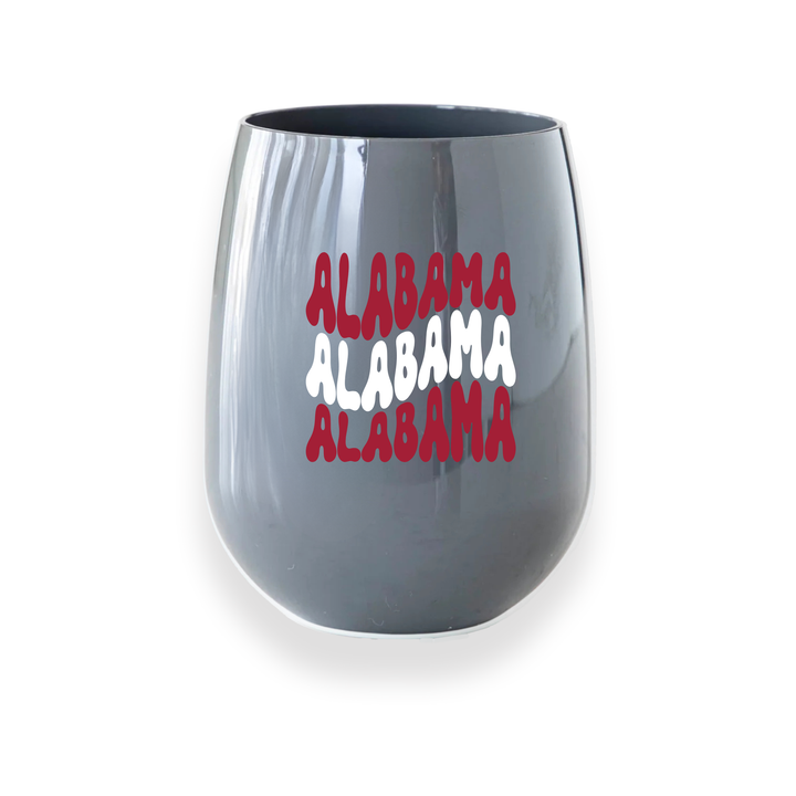 Alabama x3 Fun Stemless Wine