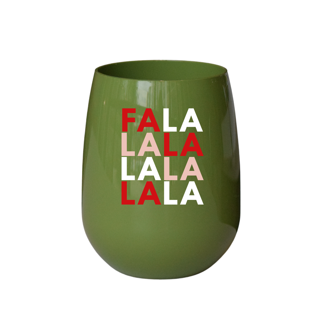 "FALALA" Stemless Wine - Choose Cup Color