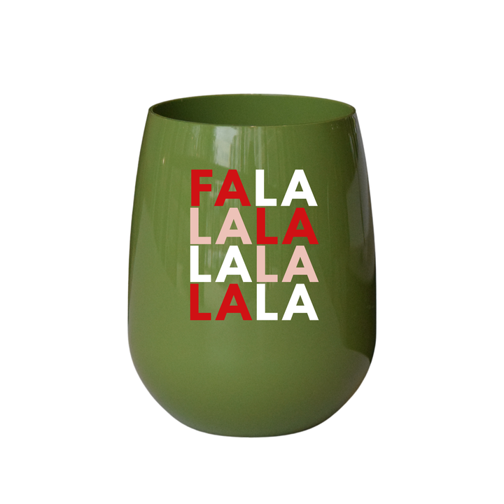 "FALALA" Stemless Wine - Choose Cup Color