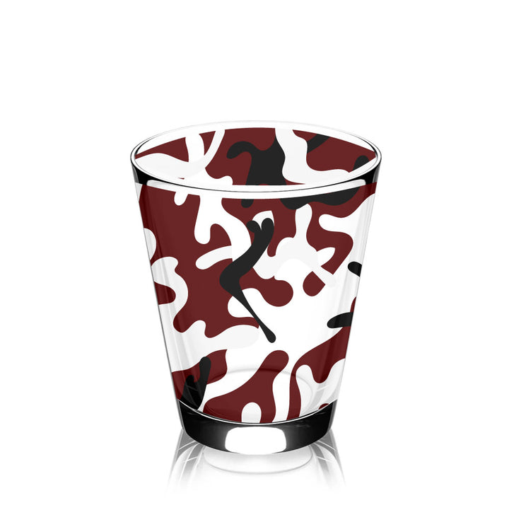 Texas A&M Camo Rocks Glass