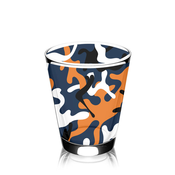 Auburn Gameday Camo Rocks Glass