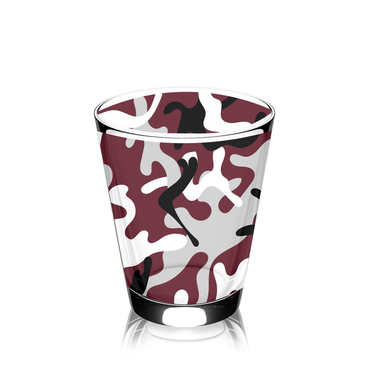 Mississippi State Gameday Camo Rocks Glass