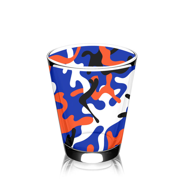 Florida Gameday Camo Rocks Glass